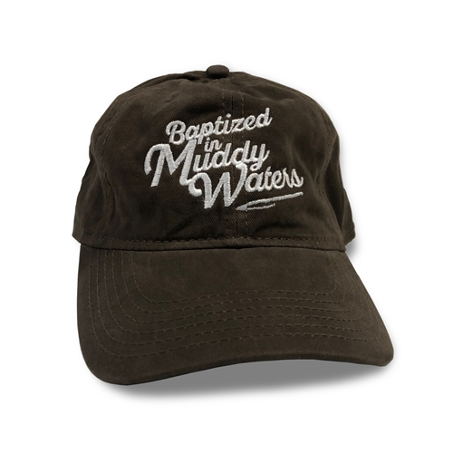 Baptized in Muddy Waters Unstructured Hat - Mud Brown