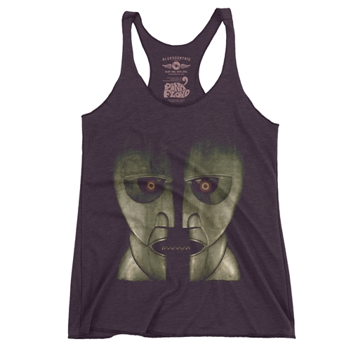 Pink Floyd Black Division Bell Racerback Tank - Women