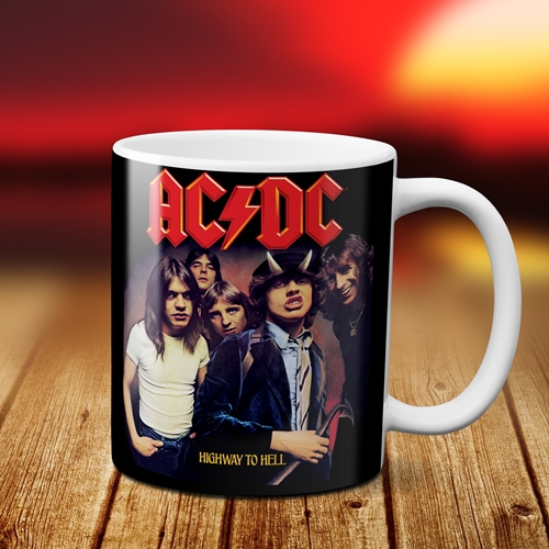 AC/DC Highway To Hell Album Cover Coffee Mug