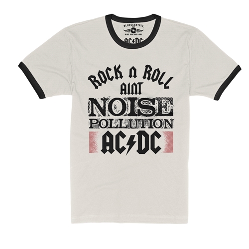 Portal distort Grand delusion AC/DC Rock and Roll Ain't Noise Pollution Raglan Baseball Tee