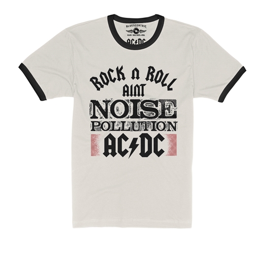 kort fly Bløde AC/DC Rock and Roll Ain't Noise Pollution Raglan Baseball Tee