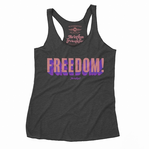 Aretha Franklin Freedom! Racerback Tank - Women