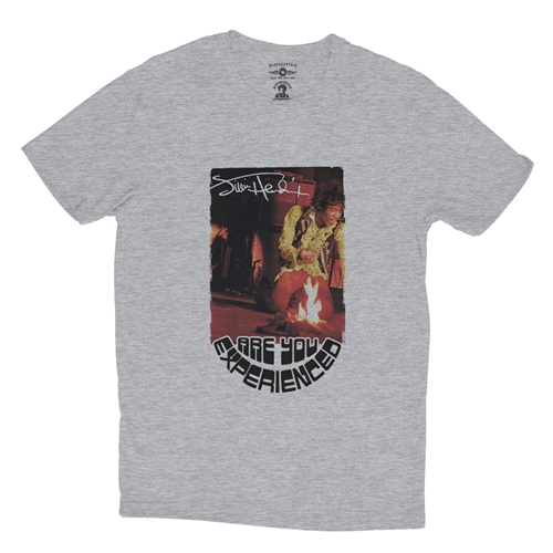 Hendrix Burning Guitar T-Shirt - Lightweight Vintage Style - heatherathletic