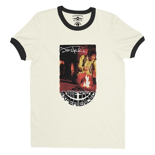 Prooi daarna Verstikkend Hendrix Burning Guitar Raglan Baseball Tee