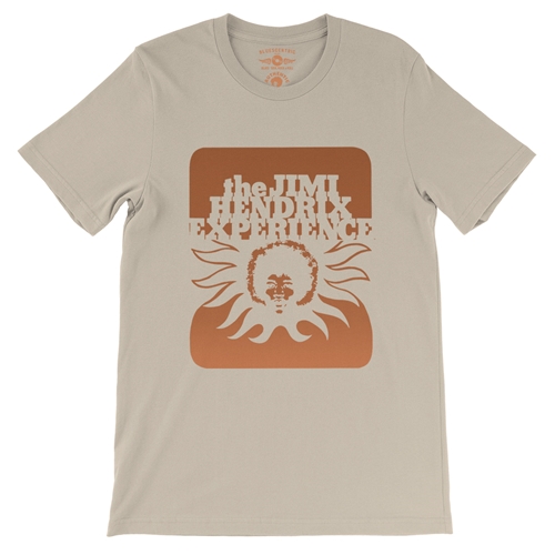 The Jimi Hendrix Experience T-Shirt - Lightweight Vintage Style - vintagecream