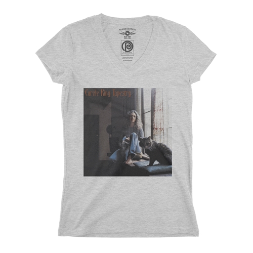 Carole King Tapestry Album V-Neck T Shirt - Women