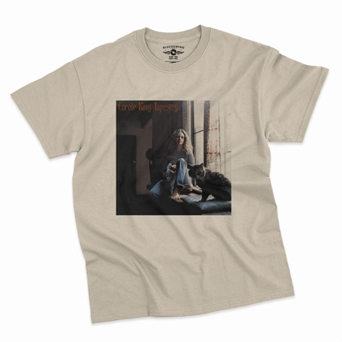 Carole King Tapestry Album T-Shirt - Classic Heavy Cotton - classicsand