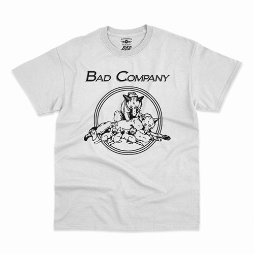 Bad Co Run With The Pack T-Shirt - Classic Heavy Cotton - white