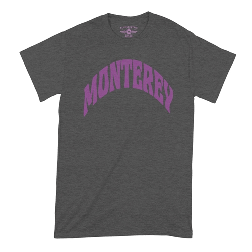 "Monterey" Pop Fest T-Shirt - Classic Heavy Cotton  - classicheathergrey