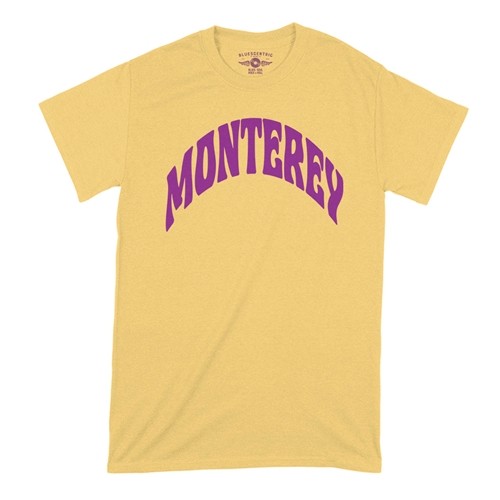 "Monterey" Pop Fest T-Shirt - Classic Heavy Cotton  - classicyellow