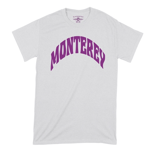 "Monterey" Pop Fest T-Shirt - Classic Heavy Cotton  - white