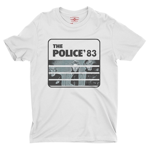 The Police '83 Band T-Shirt | The Police Band Tee | Bluescentric