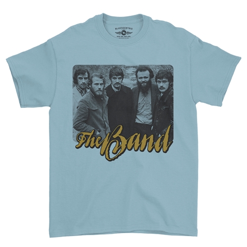 The Band Woodstock 1969 T-Shirt - Classic Heavy Cotton - classiclightblue