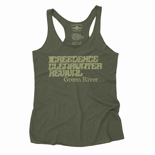 Creedence Green River 45 Racerback Tank - Women