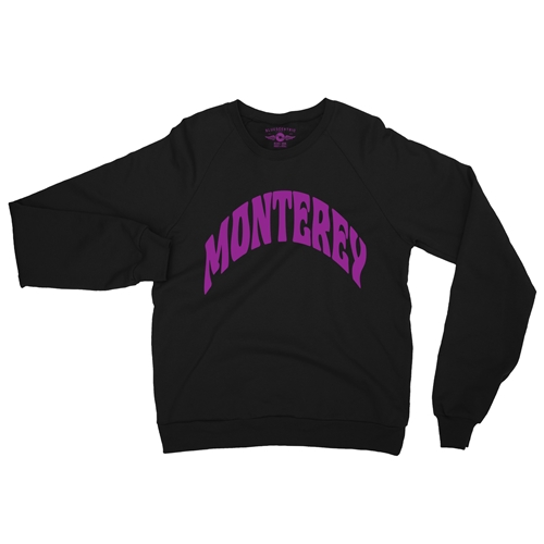 "Monterey" Pop Fest Crewneck Sweater - sweaterblack