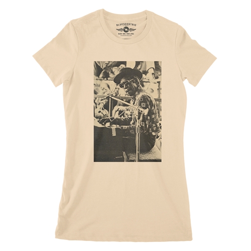 Professor Longhair Jazzfest Photo Ladies T Shirt - Relaxed Fit - ladiessanddune