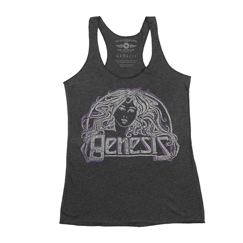 Vintage Genesis Hair Logo Tee Racerback Tank - Women