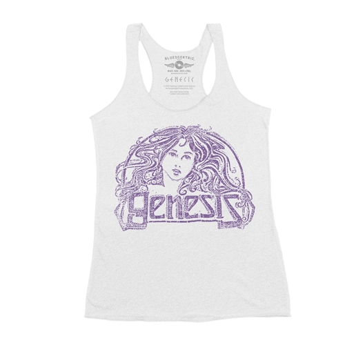Vintage Genesis Hair Logo Tee Racerback Tank - Women