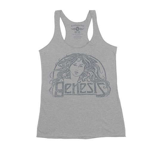 Vintage Genesis Hair Logo Tee Racerback Tank - Women