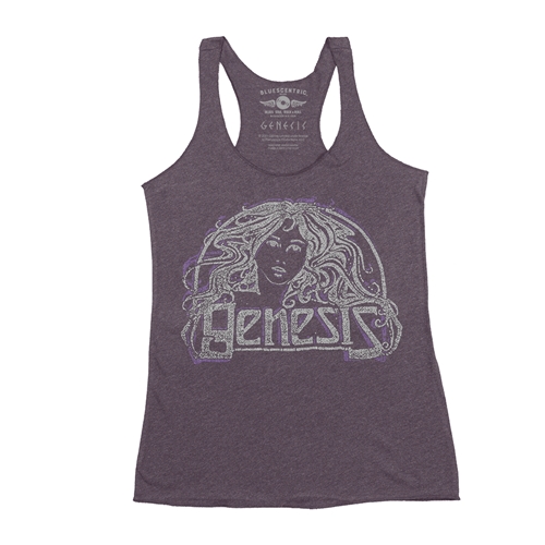 Vintage Genesis Hair Logo Tee Racerback Tank - Women