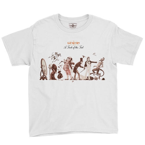 Genesis Trick of the Tail Youth T-Shirt - Lightweight Vintage Children & Toddlers - youthwhite