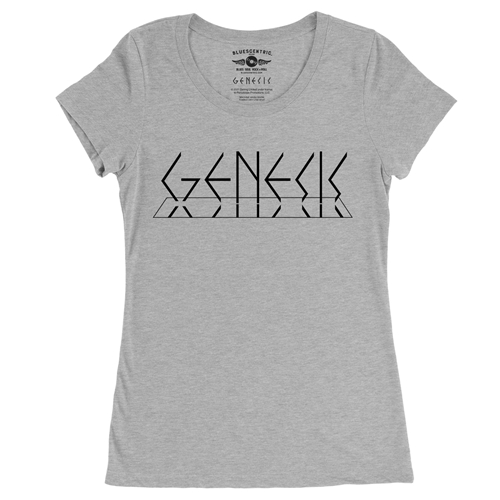 Genesis Lamb Logo Ladies T Shirt - Relaxed Fit - ladiesathleticheather