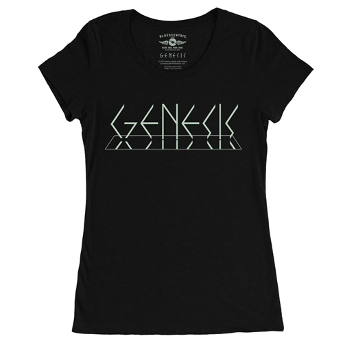Genesis Lamb Logo Ladies T Shirt - Relaxed Fit - ladiesblack
