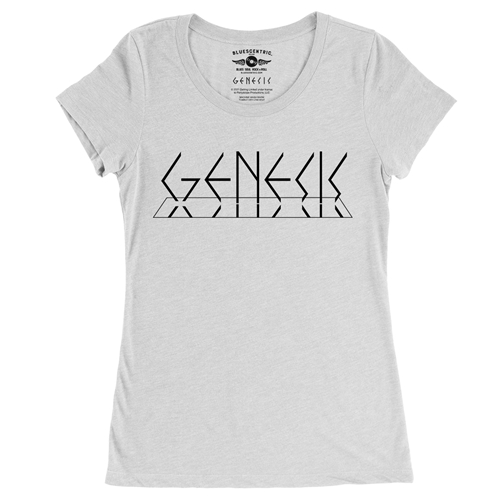 Genesis Lamb Logo Ladies T Shirt - Relaxed Fit - ladieswhite
