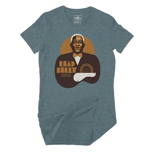 Lead Belly Last Night Ladies T Shirt - Relaxed Fit - ladiesheatherdeepteal