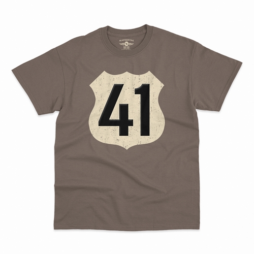 Highway 41 T-Shirt - Classic Heavy Cotton - classictaupe