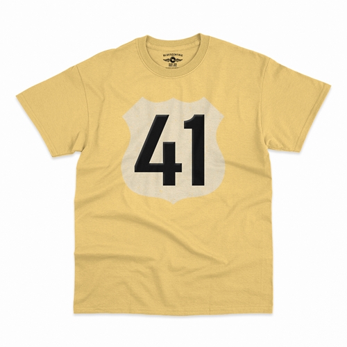 Highway 41 T-Shirt - Classic Heavy Cotton - classicyellow