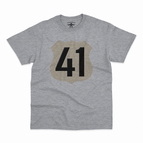 Highway 41 T-Shirt - Classic Heavy Cotton - heatherathletic