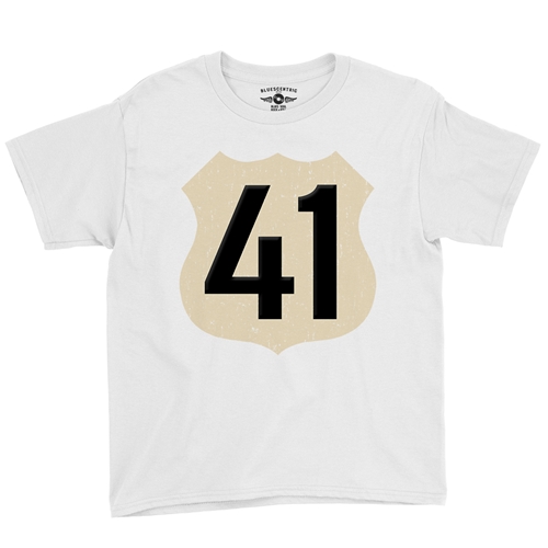 Highway 41 Youth T-Shirt - Lightweight Vintage Children & Toddlers - youthwhite