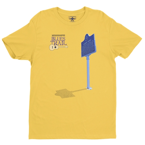Mississippi Blues Trail Albert King T-Shirt - Lightweight Vintage Style - vintagemaizeyellow