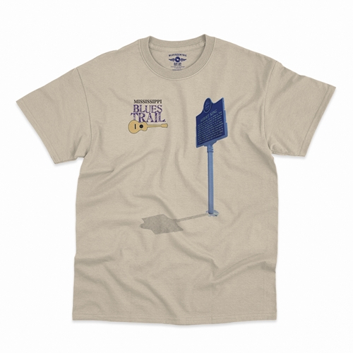 Mississippi Blues Trail Albert King T-Shirt - Classic Heavy Cotton - classicsand