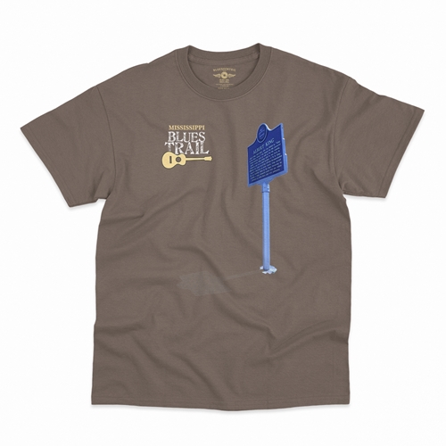 Mississippi Blues Trail Albert King T-Shirt - Classic Heavy Cotton - classictaupe