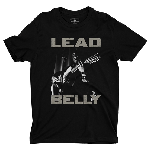 Lead Belly Graphic T-Shirt - Lightweight Vintage Style - vintageblack