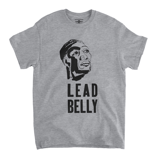 Wood Cut Lead Belly T-Shirt - Classic Heavy Cotton - heatherathletic