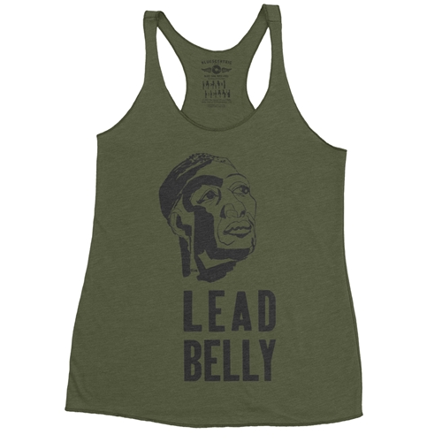 Wood Cut Lead Belly Racerback Tank - Women