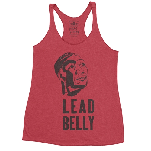 Wood Cut Lead Belly Racerback Tank - Women