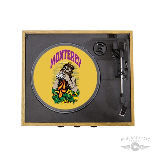 Graphic Colorful Monterey Pop Festival Vinyl Record Turntable Slip Mat