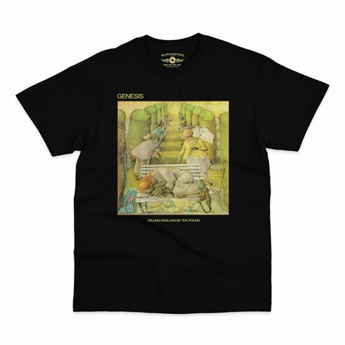 Genesis Selling England By The Pound Album T-Shirt - Classic Heavy Cotton - classicblack