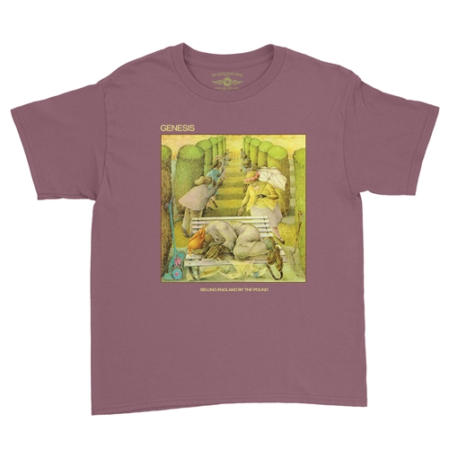 Genesis Selling England By The Pound Album Youth T-Shirt - Lightweight Vintage Children & Toddlers - youthheathermaroon