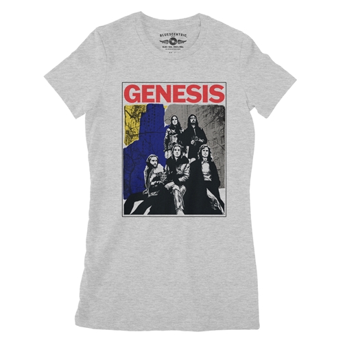 Genesis NYC 1972 Ladies T Shirt - Relaxed Fit - ladiesathleticheather