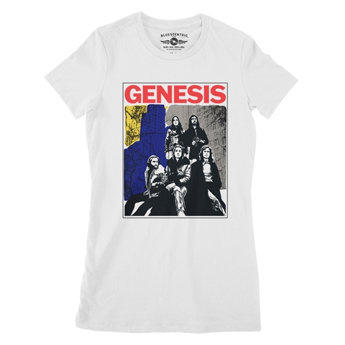 Genesis NYC 1972 Ladies T Shirt - Relaxed Fit - ladieswhite