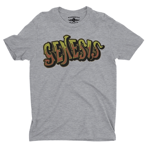 Genesis Croquet Logo T-Shirt - Lightweight Vintage Style - vintageathleticheather