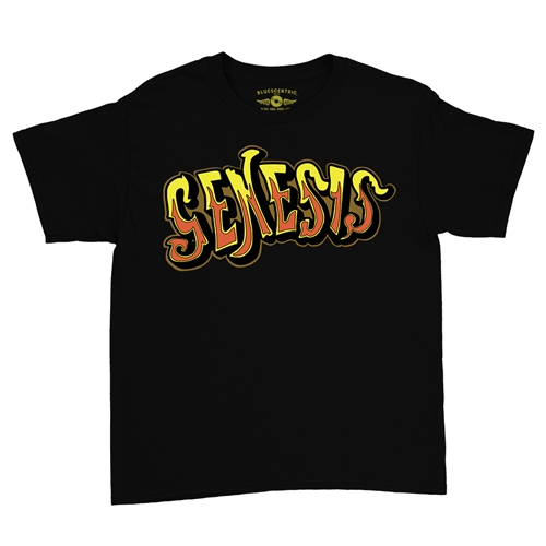Genesis Croquet Logo Youth T-Shirt - Lightweight Vintage Children & Toddlers - youthblack