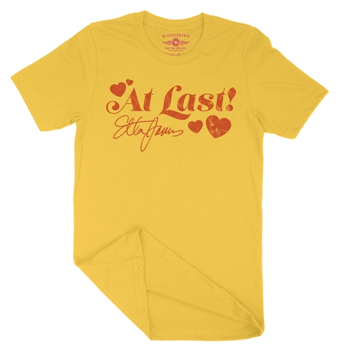 Etta James Red Heart T-Shirt - Lightweight Vintage Style - vintagemaizeyellow