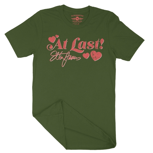 Etta James Red Heart T-Shirt - Lightweight Vintage Style - vintageolive