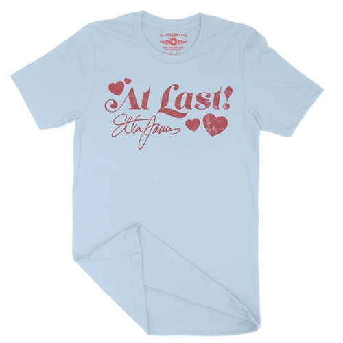 Etta James Red Heart T-Shirt - Lightweight Vintage Style - vintagethrowbackblue
